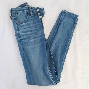 American Eagle Jeggings Mid Wash